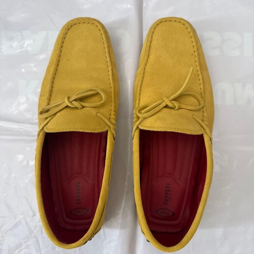 Mocassini camoscio giallo - in,