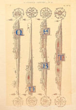 lettere alfabeto XV secolo da