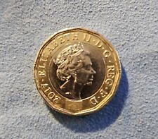 STUPENDA Moneta rara - One Pound Coin 2017- Elizabeth II - Sterlina Con Errori
