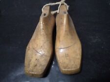 coppia di antiche forme scarpe da calzolaio n°37 marcate FR-FORLI'