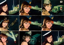 CARTOLINE 10 PZ. MILITARI