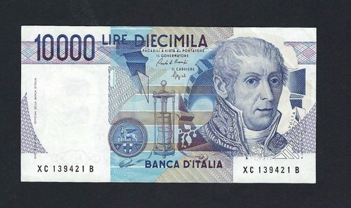 10000 lire volta serie - lire, a