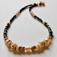Collana Spinello Nero e Perla