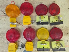 Stock 12 lampade da segnaletica per ponteggi e cantieri – usate