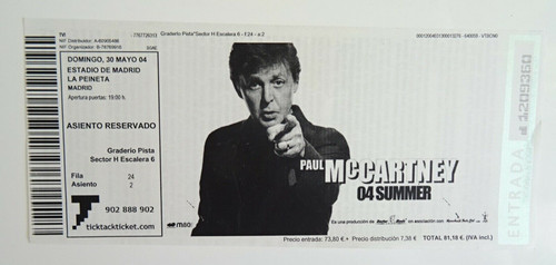 Paul mccartney rare unused - mccartney,