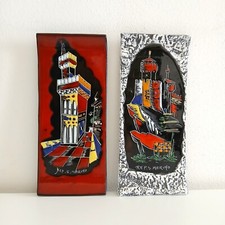 N°2 ceramiche LIBERTAS e MELONI San Marino anni '60 (Marmaca,Titano)