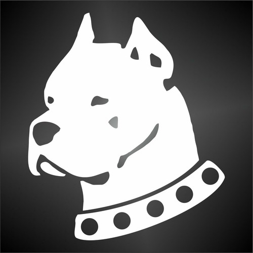 Adesivo prespaziato dogo - adesivo,