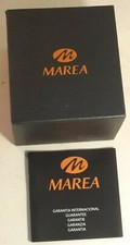 MAREA-SCATOLA PER OROLOGIO-VINTAGE + GARANZIA-RARE WATCH BOX-CASE-CAJA*