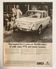 Pubblicità Simca Chrysler