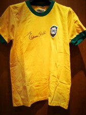 Brasil Pelè Shirt ORIGINAL Signed Autografata With COA 