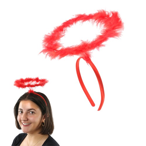 Donna angelo rosso - donna, halo