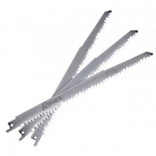 LAMA RICAMBIO SEGA A GATTUCCIO LAME SEGHETTO SET 3pz ACCIAIO INOX 240mm RIBIMEX