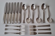 Bellissime posate argentate WMF Art Decò modello 2500 - 6 persone 1940 circa