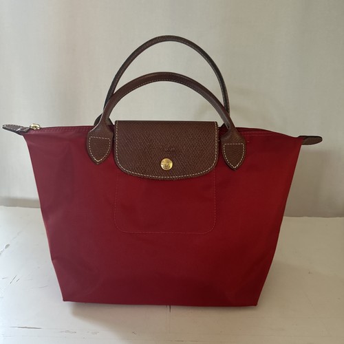 Longchamp pliage handbag red - longchamp,