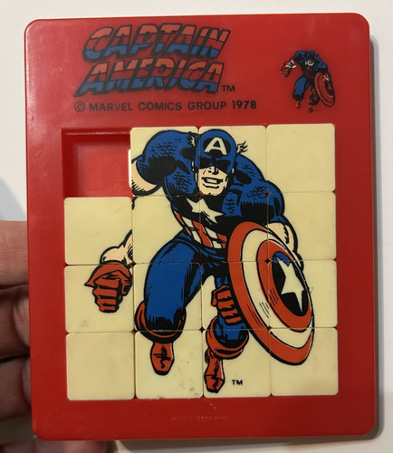 Captain america slide puzzle - america,