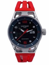 Orologio Locman Montecristo BigDate 41mm 546AAR/550 Acciaio Scontatissimo Nuovo