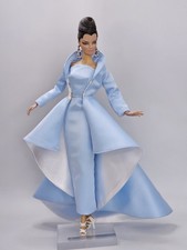 Giacca blu cappotto abito