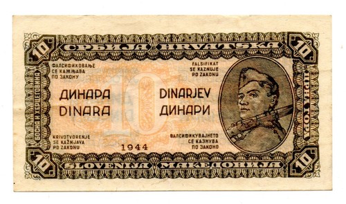 Jugoslavia banconota - ex,