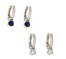 orecchini cerchi argento 925
