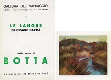 BOTTA, Guido. Le Langhe di Cesare Pavese nelle opere di Botta