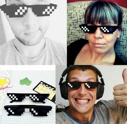 Occhiali thug life affare con - occhiali,