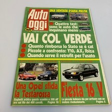 Rivista AUTO OGGI N. 231/232 Settimanale Mondadori 16 Maggio 1991 Anno IV