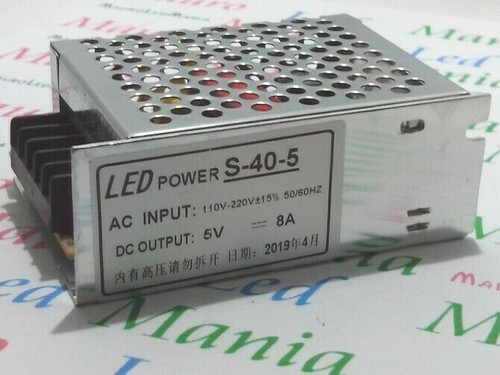 Alimentatore 220v 40w 8a - 5v,