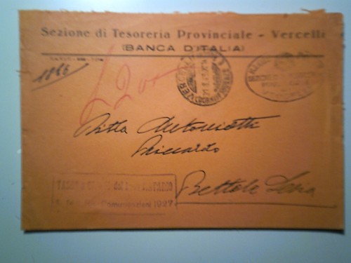 Busta viaggiata regia - busta,