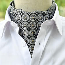 Cravatta uomo jacquard ascot