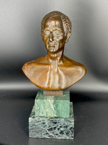 Busto bronzo imperatore - busto,