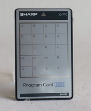 Scheda programma sharp 770 - programma, iq-770
