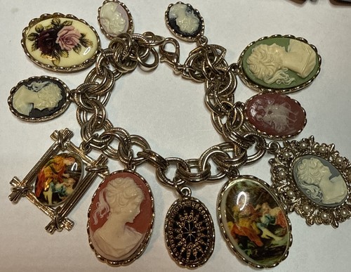 Bracciale cammeo chunky - cammeo, charm