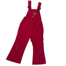 Salopette Levi's rossa vintage anni 80 made in USA taglia 4T