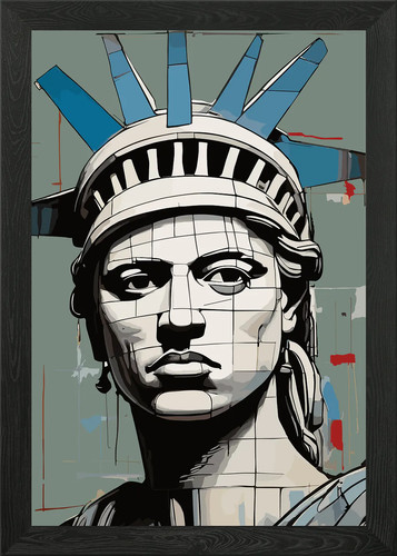 Poster stile liberty romano