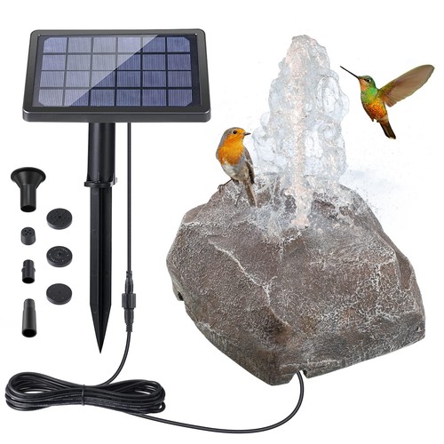 Fontana solare bagno uccellini - solare,