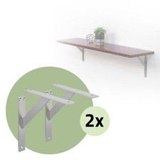 4x Mensole in alluminio