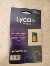 Sim lycamobile - sim,