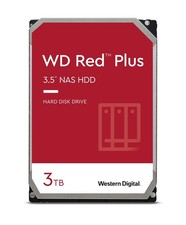 Western Digital 3 TB WD Red Plus NAS disco rigido interno HDD - 5400 RPM, SATA----