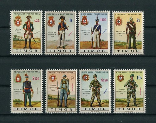 Timor portogallo 1967 uniformi - portogallo,