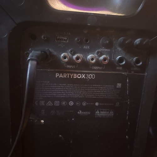 Jbl partybox 300 sistema - jbl,