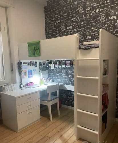 Letto soppalco ikea - letto,