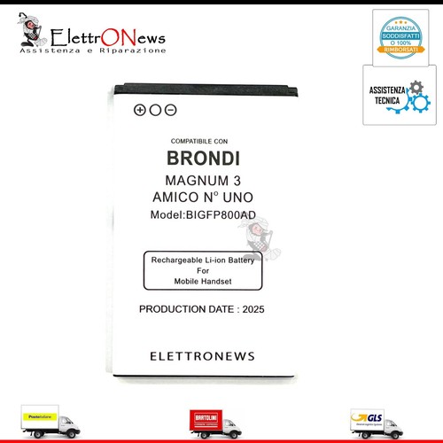 Batteria per brondi amico - brondi,