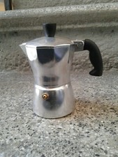 CAFFETTIERA KASANOVA DA 3 TAZZE in alluminio e bachelite