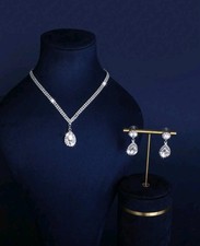 Collana E Orecchini In ZIRCONI  Super Luminosa Elegante