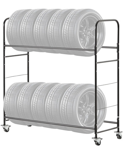 Carrello porta pneumatici - porta-pneumatici, a