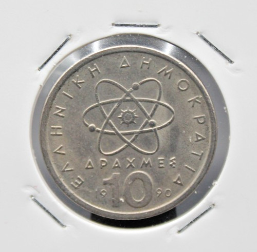 Moneta 1990 grecia dracme - moneta, 10