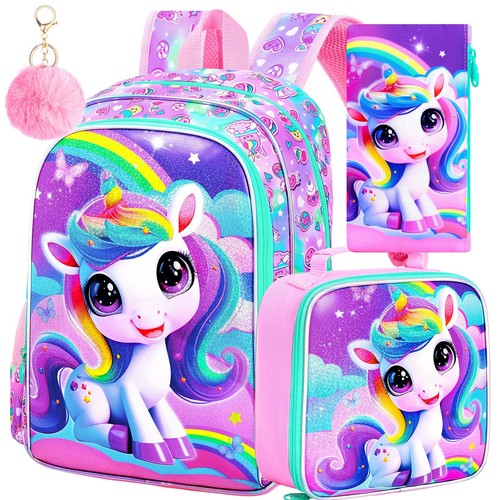 Zaino unicorno per bambina - unicorno, 16"
