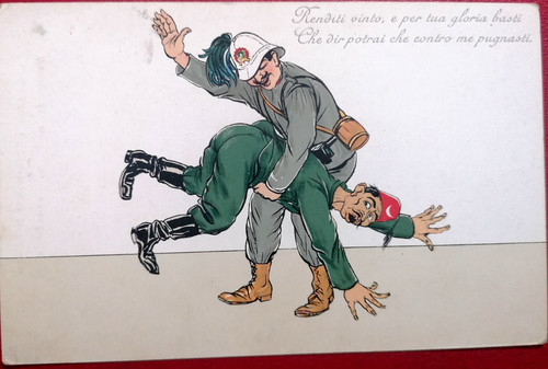 Guerra italo turca satirica - turca,