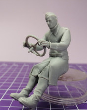 Cappotto lungo pilota Landser tedesco M40 Wehrmacht M38 nave WW2 1:16