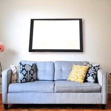 Specchio Rettangolare Con Cornice In Acrilico - Lucido